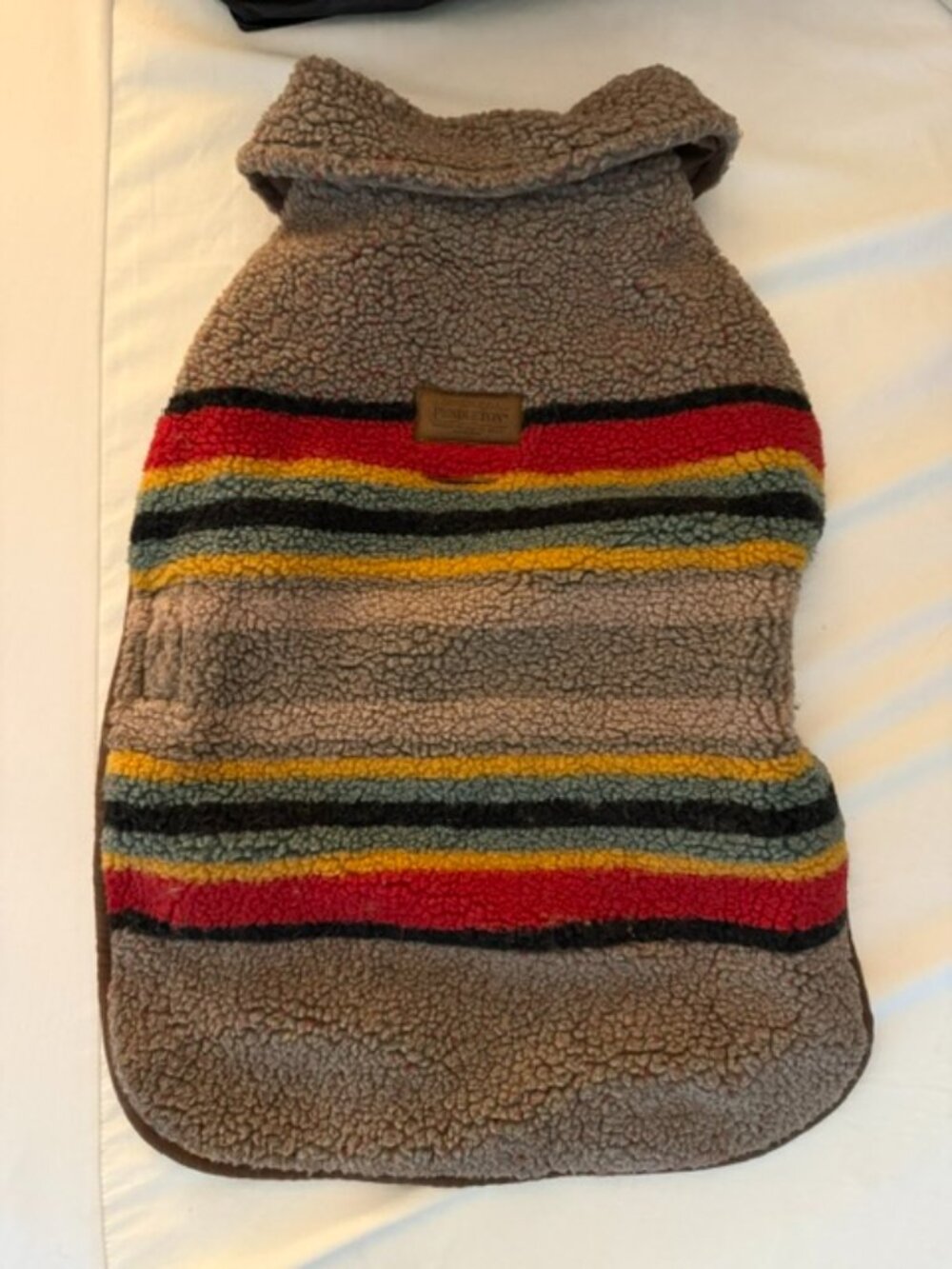 Pendleton Vintage Camp Dog Coat, Mineral Umber, Medium